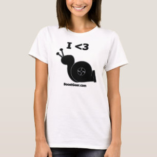 Mim caracol de Turbo do coração - o t-shirt das