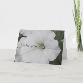 Mim cartão da senhorita Você