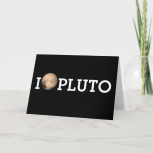 Mim cartão novo do horizonte de Pluto do coraçã