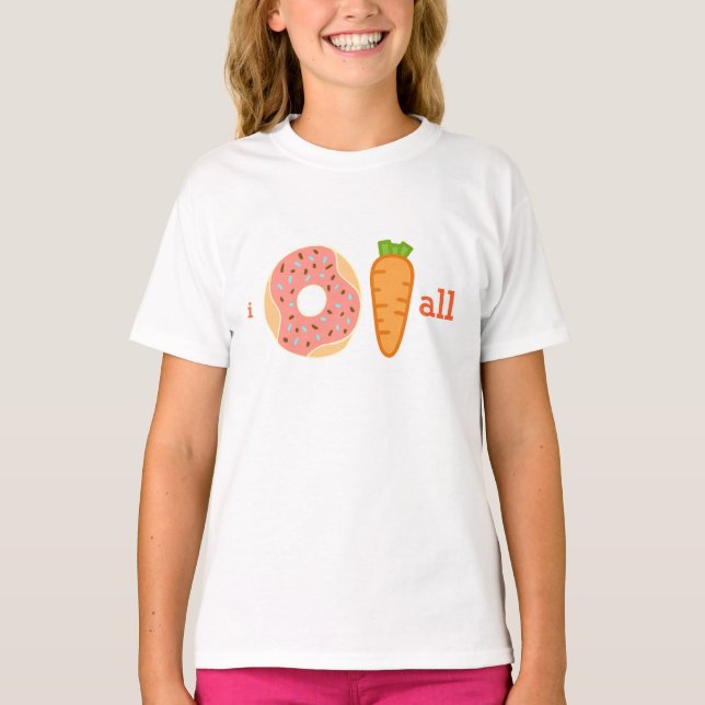 Mim cenoura da rosquinha toda a camisa engraçada (Frente)