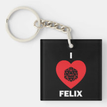 Mim chaveiro de <3 Felix (escuro)