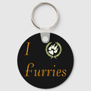 Mim chaveiro de Furries da pata