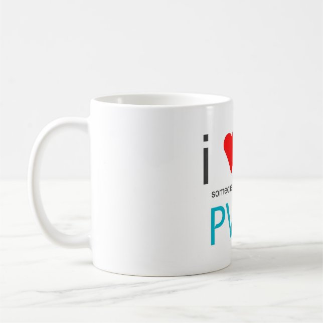 Mim coração alguém com a caneca de café de PVNH (Esquerda)