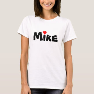 Mim coração (amor) Mike ou? Camisa de T