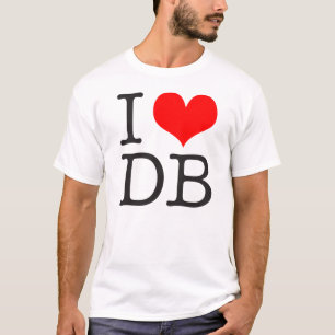 Mim (coração) t-shirt leve do DB