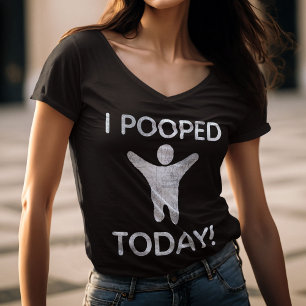 Mim de Pooped t-shirt hoje