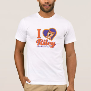 Mim dos homens t-shirt de Riley do "coração"