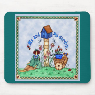 Mim & meu mousepad do jardim