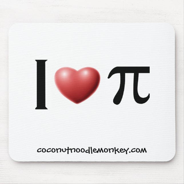 Mim mousepad do pi do coração (Frente)
