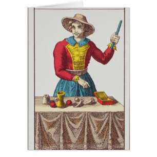 Mim o mágico, sete cartões de tarot