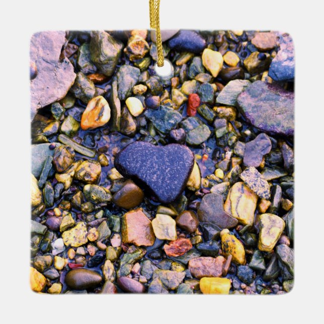 Mim ornamento de Maine do coração (Frente)