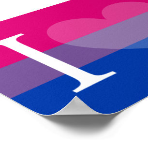Mim poster do coração (orgulho bissexual)