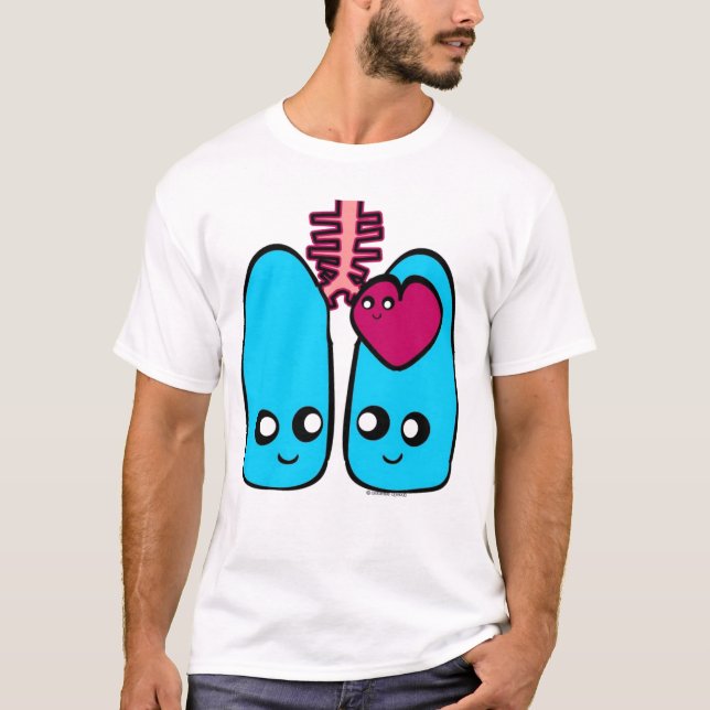 Mim pulmão você t-shirt (Frente)
