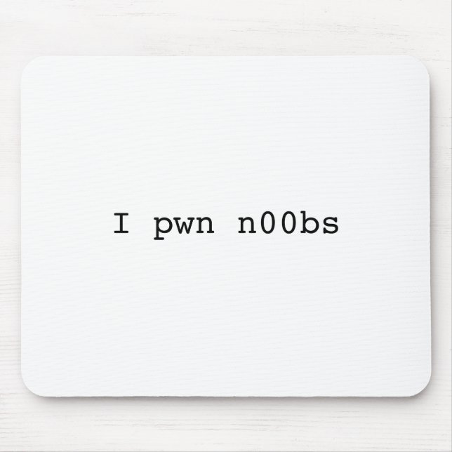 Mim pwn n00bs Mousepad (Frente)