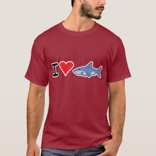 Mim t-shirt 2 do shaaark do coração
