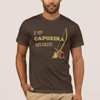 Mim t-shirt da música de Capoeira do coração