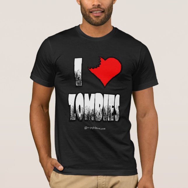 Mim t-shirt da obscuridade dos zombis do coração (Frente)