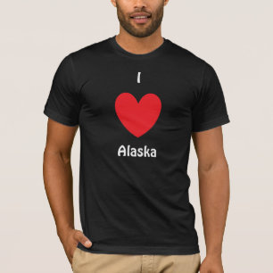 Mim t-shirt de Alaska do coração