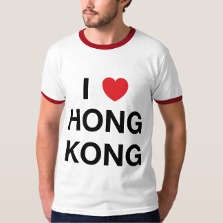 MIM t-shirt de HONG KONG do CORAÇÃO
