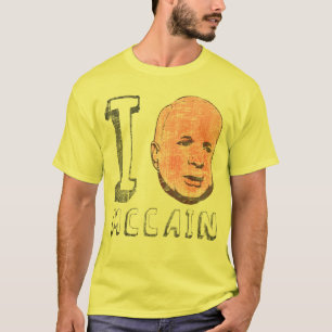 Mim t-shirt de John McCain do coração