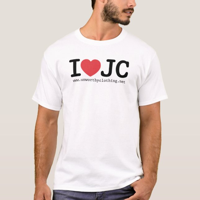 Mim t-shirt do coração JC (Frente)