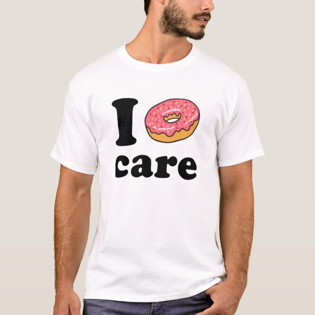 Mim t-shirt do cuidado da rosquinha (Frente)