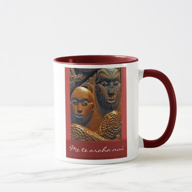 "Mim Te caneca de Aroha Nui maori" (Direita)