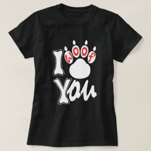 Mim Woof você - t-shirt fêmea