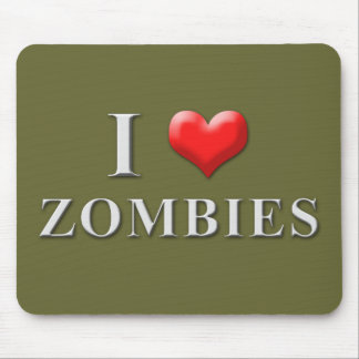 Mim zombis Mousepad 002 do coração