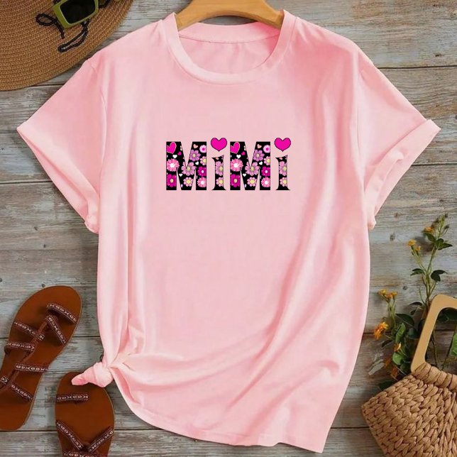 Mimi floral t-shirt for grandma (Criador carregado)