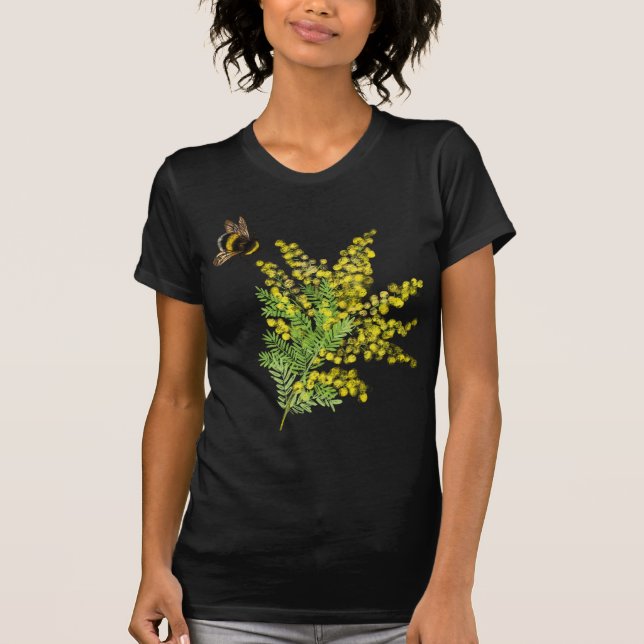 Mimosa, T-Shirt de abelha (Frente)