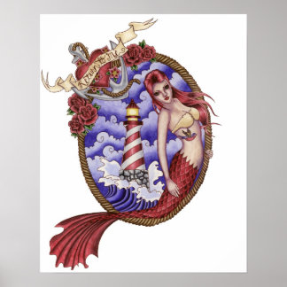 Mina - Tatuagem - Poster de Sereia