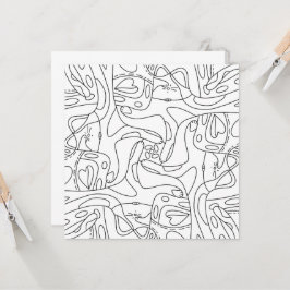 Mindful Summer: Engraçado Cartão de Coloração de G