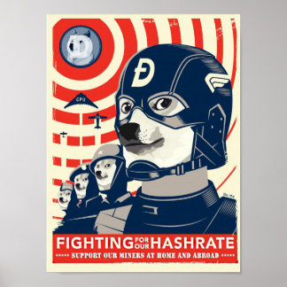 Mine Dogecoin Poster