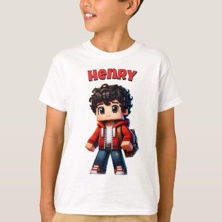 Minecrafter, Custom Name, Minecraft Legal T-Shirt