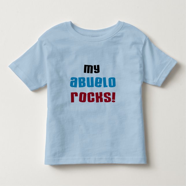 Minha Abuelo Rocks T-shirts e presentes (Frente)