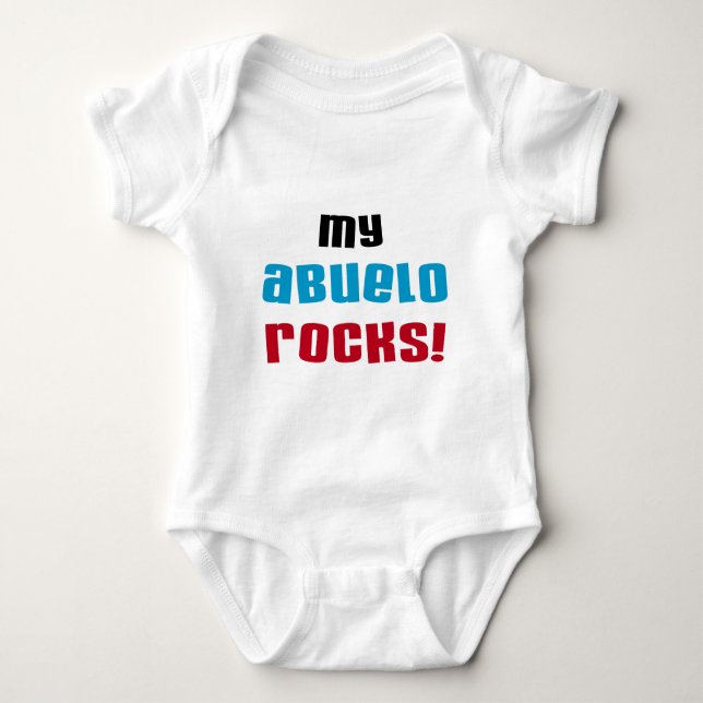 Minha Abuelo Rocks T-shirts e presentes (Frente)