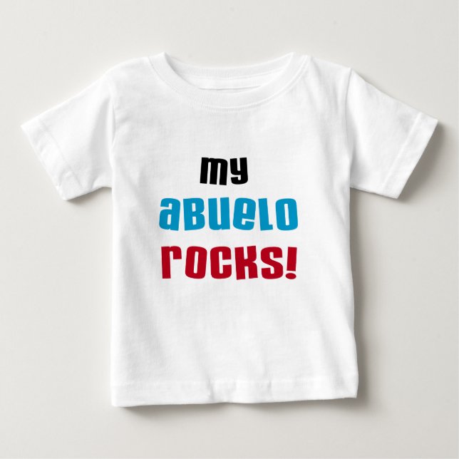 Minha Abuelo Rocks T-shirts e presentes (Frente)