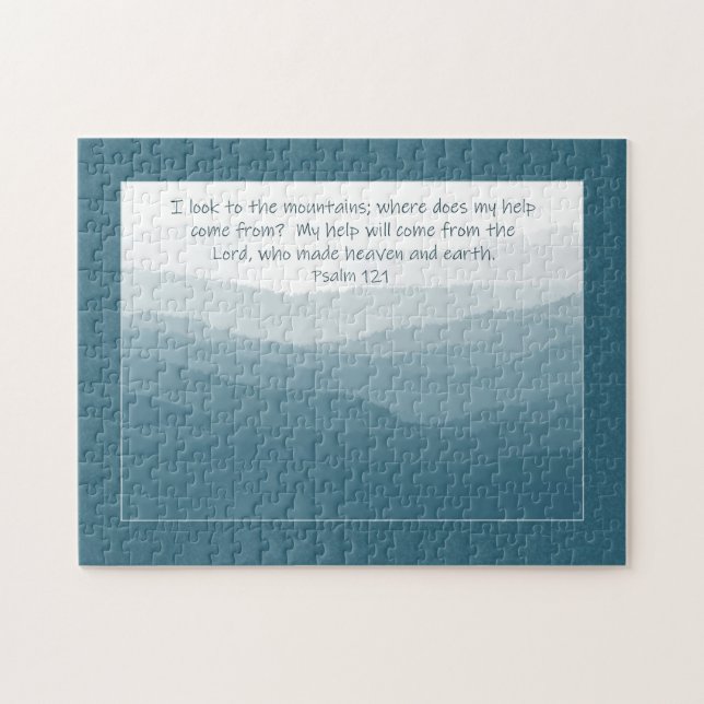 Minha ajuda das montanhas quebra-cabeça Blue Ridge (Horizontal)