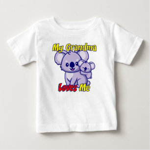 Minha Avó Me Ama Koala Baby T-Shirt