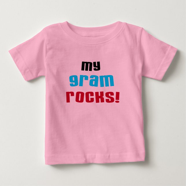 Minha avó Rocks T-shirts e presentes (Frente)