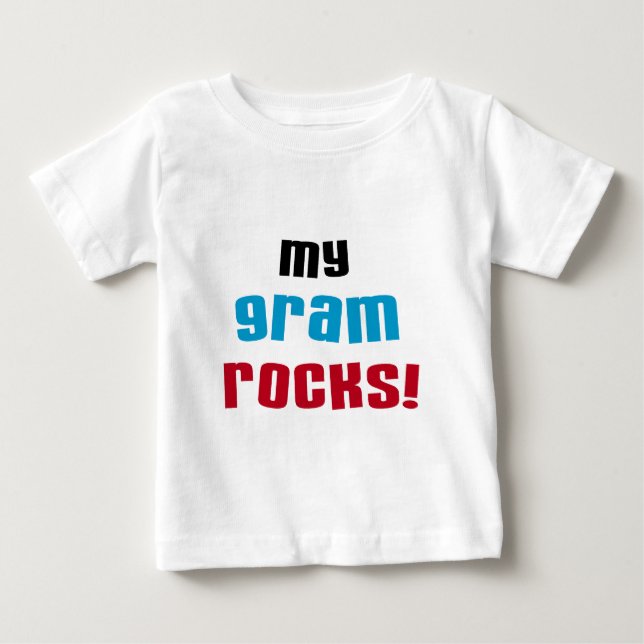 Minha avó Rocks T-shirts e presentes (Frente)