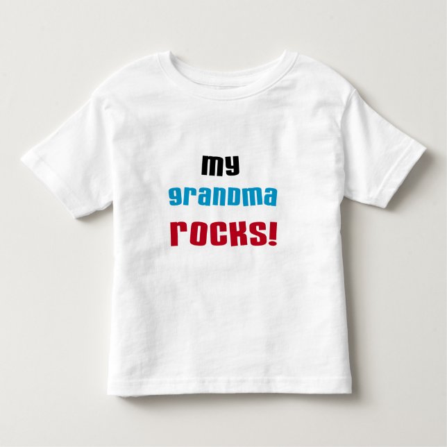Minha avó Rocks T-shirts e presentes (Frente)