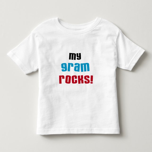 Minha avó Rocks T-shirts e presentes (Frente)