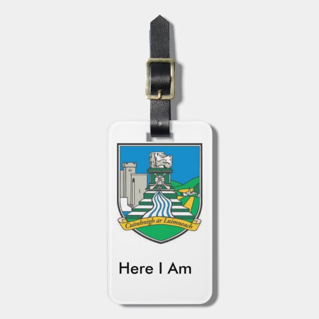 Minha Bagagem Etiqueta de Identificação Personaliz (Frente Vertical)