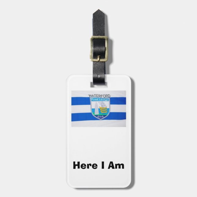Minha Bagagem Etiqueta de Identificação Personaliz (Frente Vertical)
