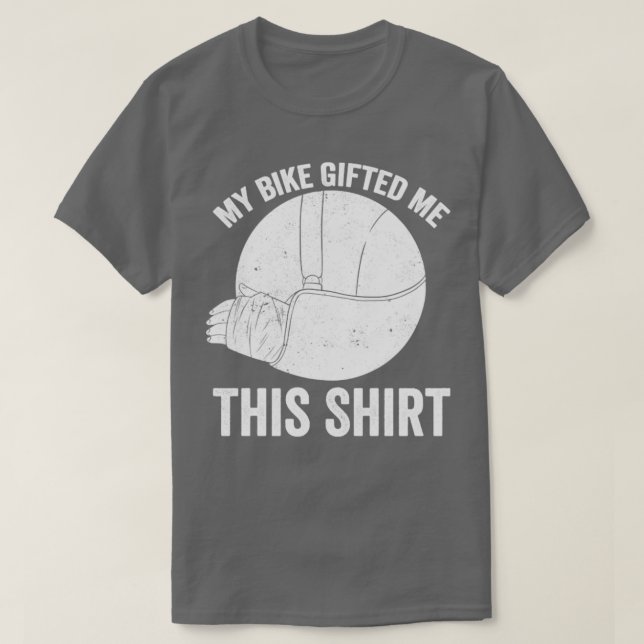 Minha Bicicleta Me Deu Esta Camisa Quebrada (Frente do Design)