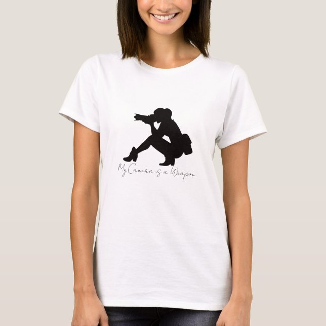 Minha câmera é uma camisa de arma (Frente)
