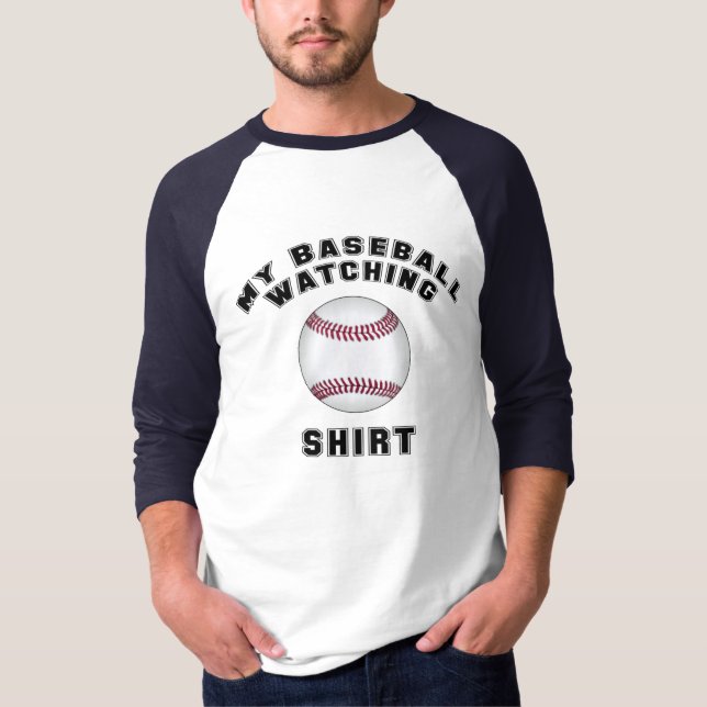 Minha Camisa de Assistir Beisebol (Frente)