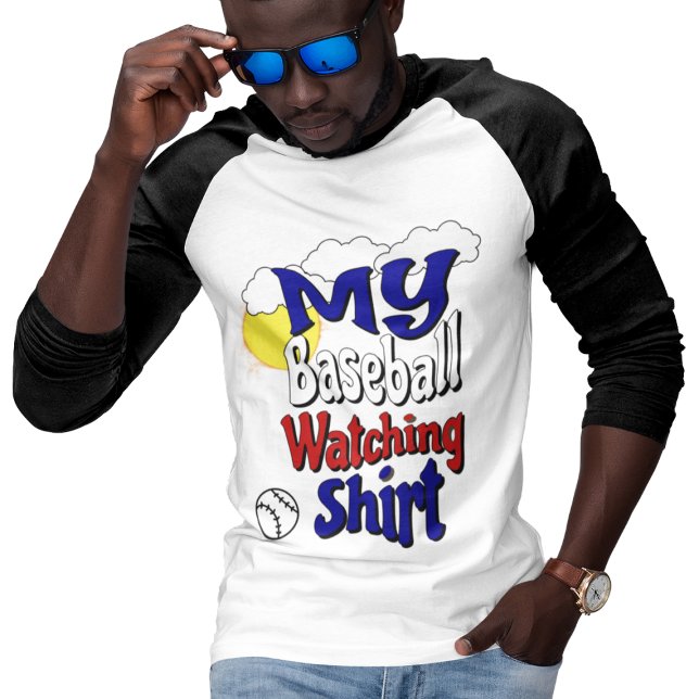 Minha Camisa de Assistir Beisebol (Criador carregado)